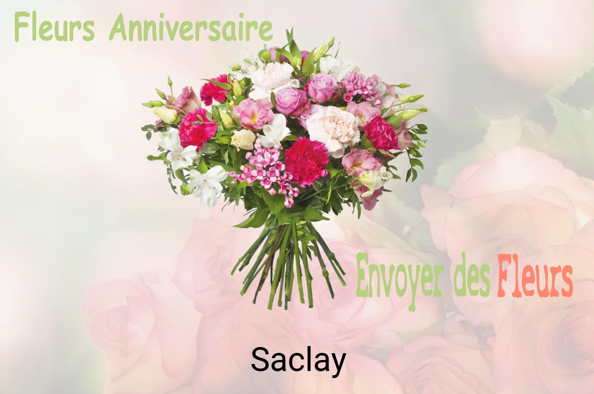 Bouquet de fleurs d’anniversaire livré à Saclay