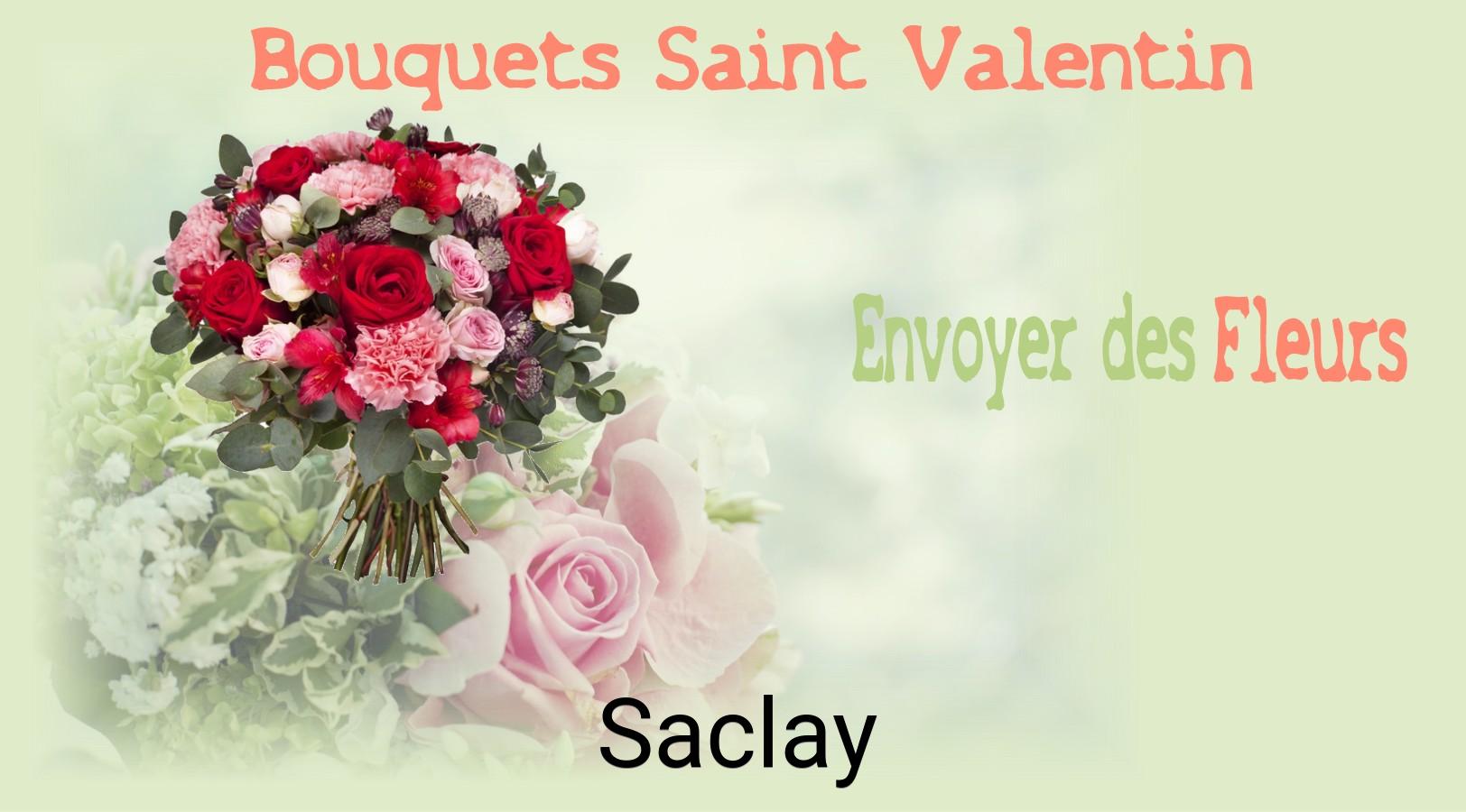 Roses de Saint-Valentin livrées à Saclay